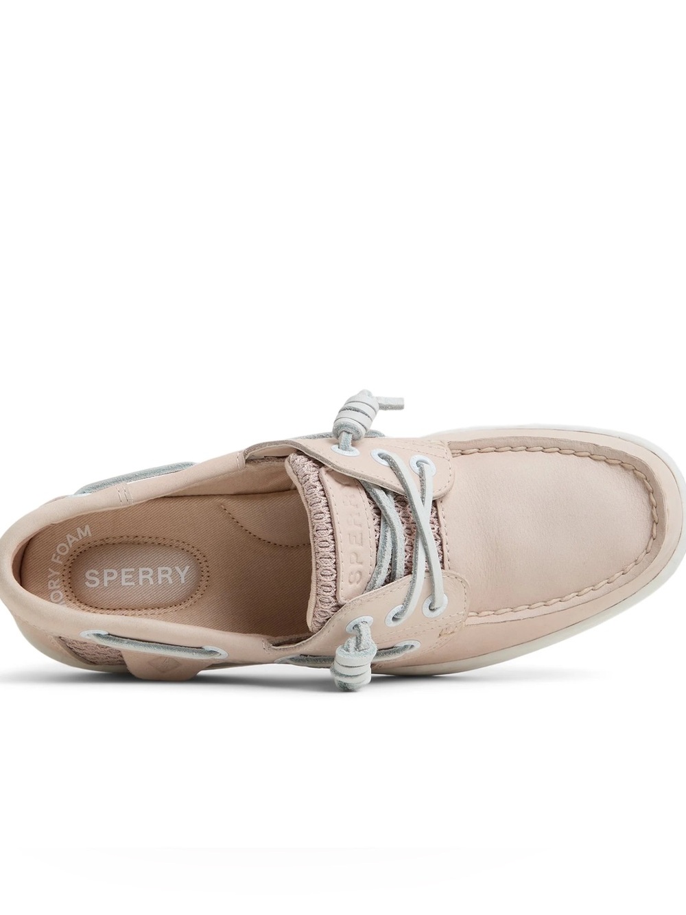 Sperry Boat shoes Slip on Leather Moccasins Pale Pink Women’s 8 - Picture 5 of 7